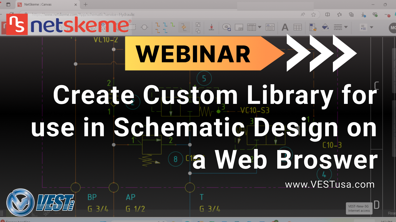 Create Custom Library for use in Schematic Design on a Web Browser